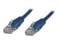 MicroConnect - Verkkokaapeli - RJ-45 (uros) - RJ-45 (uros) - 0,5 m - UTP - CAT 6 - halogeeniton - sininen