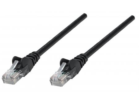 Intellinet 739795, 0,25 m, Cat6, S/FTP (S-STP), RJ-45, RJ-45, Sort