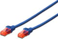 Miniatyrbild 5 av 5: DIGITUS Professional - Patch-kabel - RJ-45 (hane) till RJ-45 (hane) - 10 m - UTP - CAT 6 - halogenfri, hakfri - blå