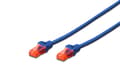 Miniatyrbild 2 av 5: DIGITUS Professional - Patch-kabel - RJ-45 (hane) till RJ-45 (hane) - 10 m - UTP - CAT 6 - halogenfri, hakfri - blå