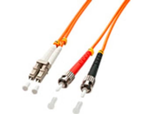 Lindy 46491 fiberoptisk kabel 2 m LC ST OM2 Oransje