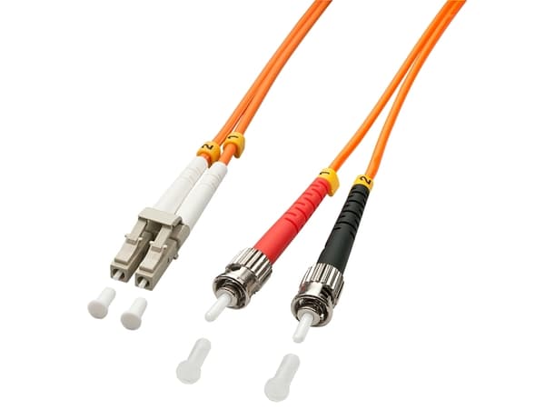 Lindy 46491 fiberoptisk kabel 2 m LC ST OM2 Oransje