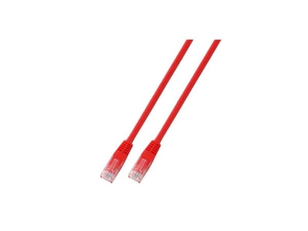 EFB Elektronik K8100RT.15, 15 m, Cat6, U/UTP (UTP), RJ-45, RJ-45, punainen