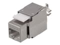Miniatyrbilde 1 av 5: DELTACO MD-119 - Modulinnlegg - CAT 6 - RJ-45 - hvit, metall