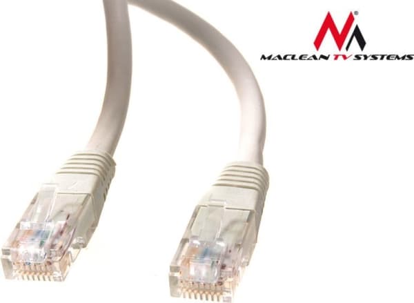 Maclean Patchcord UTP 5e 5m plugg-til-plugg-kabel (MCTV-653)
