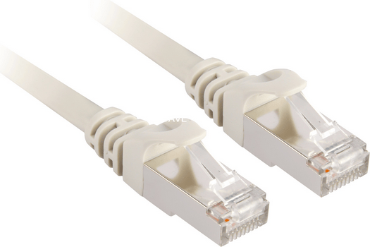 Sharkoon - Koblingskabel - RJ-45 (hann) til RJ-45 (hann) - 25 cm - SFTP - CAT 6