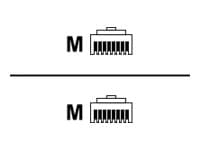 Sharkoon - Koblingskabel - RJ-45 (hann) til RJ-45 (hann) - 25 cm - SFTP - CAT 6