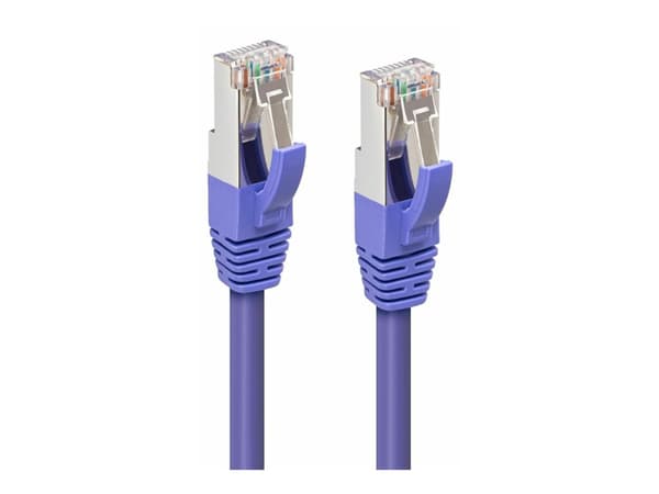 MicroConnect - Verkkokaapeli - RJ-45 (uros) - RJ-45 (uros) - 2 m - SFTP, PiMF - CAT 6 - halogeeniton - violetti
