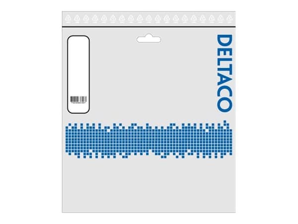DELTACO - Nätverkskabel - LC multiläge (hane) till LC multiläge (hane) - 1 m - fiberoptisk - 50/125 mikron - OM3