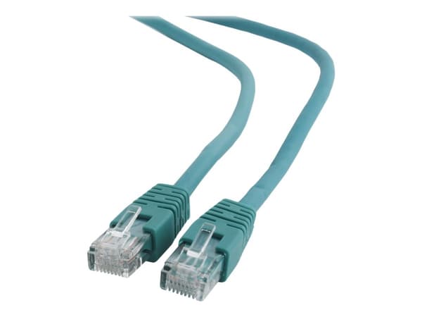 Cablexpert - Liitäntäkaapeli - RJ-45 (uros) - RJ-45 (uros) - 5 m - UTP - CAT 6 - muotoiltu, säikeistetty - vihreä