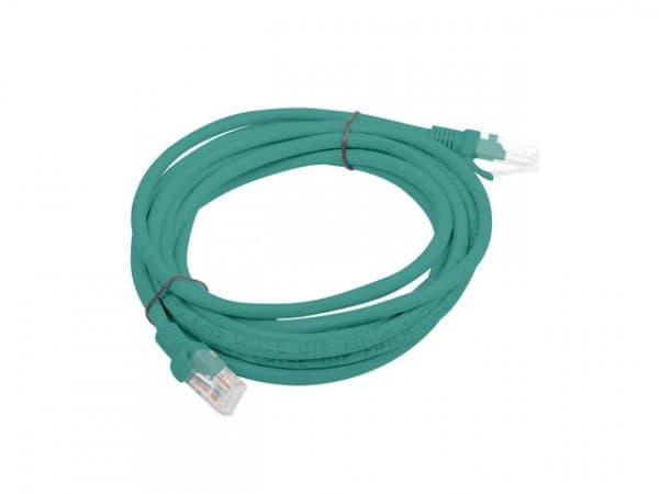Lanberg - Koblingskabel - RJ-45 (hann) til RJ-45 (hann) - 3 m - UTP - CAT 6 - grønn, RAL 6024