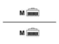 Pikkukuva 3 / 5: MicroConnect - Verkkokaapeli - RJ-45 (uros) RJ-45 (uros) - 25 cm - suojattu kierretty parikaapeli (SSTP) - CAT 6 - halogeeniton - harmaa - harmaa