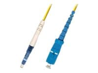 MicroConnect - Nettverkskabel - SC/UPC-enkeltmodus (hann) til LC/UPC-enkeltmodus (hann) - 1 m - fiberoptisk - 9 / 125 micron - OS1/OS2 - halogenfri -