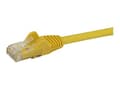 Miniatyrbild 4 av 5: StarTech.com Cat6 Ethernet patchkabel med hakfria RJ45-kontakter - 0,5 m, gul