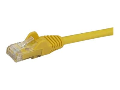StarTech.com Cat6 Ethernet patchkabel med hakfria RJ45-kontakter - 0,5 m, gul