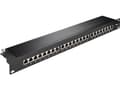 Miniatyrbild 5 av 5: MicroConnect - Patch-panel - rackmontering - CAT 6a - STP - RJ-45 X 24 - svart - 19"