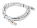 Miniatyrbild 1 av 5: Lanberg - Patch-kabel - RJ-45 (hane) till RJ-45 (hane) - 2 m - FTP - CAT 5e - tvinnad - RAL 7035, grå