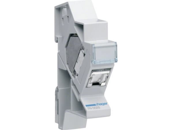 Hager TN002S, Ledning feste, Grå, RJ-45, Hunkjønn, 26/22, Cat6