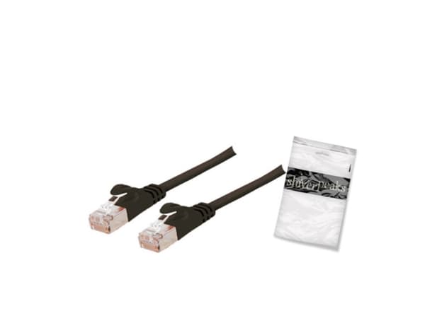 shiverpeaks BASIC-S, Cat7, 10m, 10 m, Cat7, U/FTP (STP), RJ-45, RJ-45, Sort