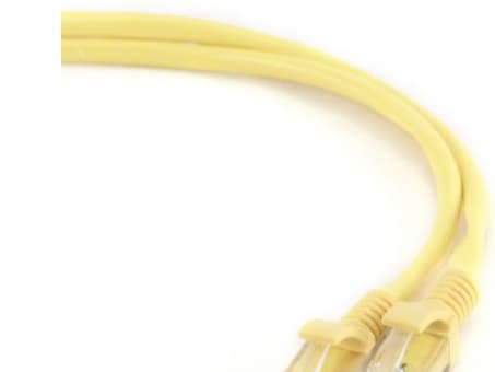 Gembird - Liitäntäkaapeli - RJ-45 (uros) - RJ-45 (uros) - 5 m - UTP - CAT 5e - muotoiltu - keltainen