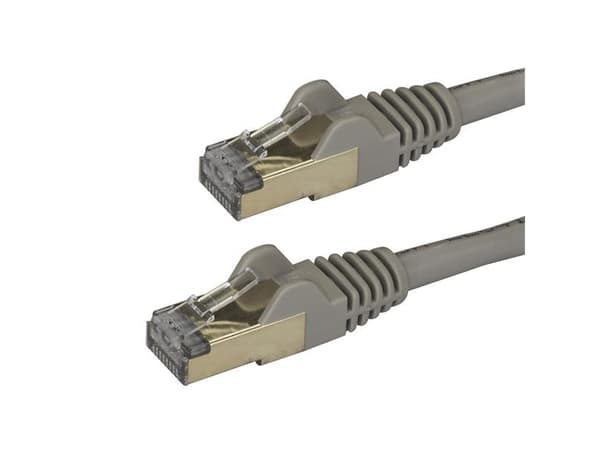 StarTech.com 6ASPAT3MGR nettverkskabel Grå 3 m Cat6a U/FTP (STP)