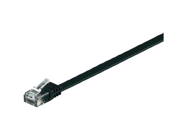 Goobay CAT6 U/UTP Flat 1m, 1m, Cat6, U/UTP (UTP), RJ-45, RJ-45