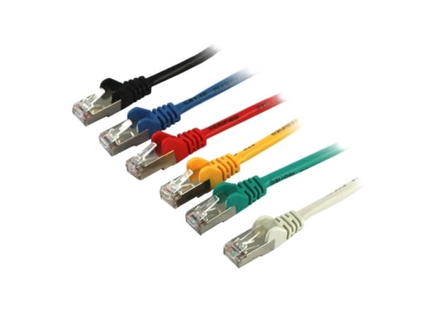 Patchkabel RJ45 2m schwarz CAT5e SFTPSFUTP Synergy 21