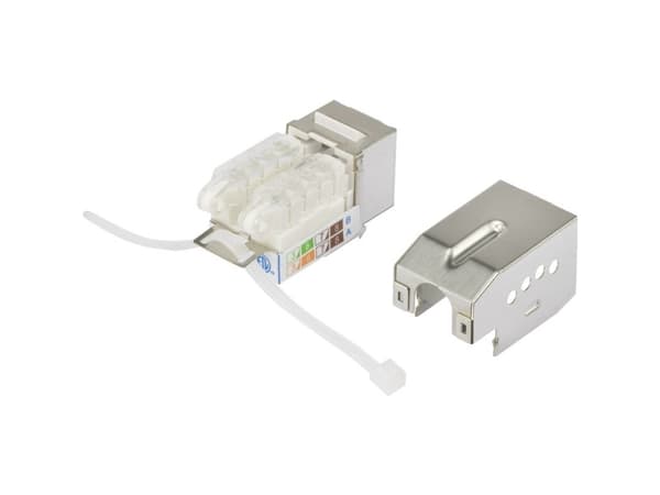 Renkforce RF-4848594, Flat, Hvit, RJ-45, Hunkjønn, 22/26, 500 MHz