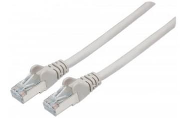 Intellinet 10m CAT6a S/FTP, 10 m, Cat6a, S/FTP (S-STP), RJ-45, RJ-45, Grå