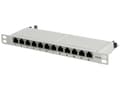 Miniatyrbilde 3 av 5: LogiLink NP0065, 10 Gigabit Ethernet, RJ-45, Cat6a, Grå, Metall, Rackmontering