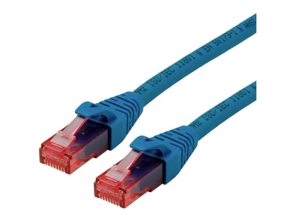 ROLINE 21.15.2541, 1 m, Cat6, U/UTP (UTP), RJ-45, RJ-45, Blå