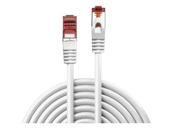 Lindy Cat.6 S/FTP 3m, 3 m, Cat6, S/FTP (S-STP), RJ-45, RJ-45, Hvit