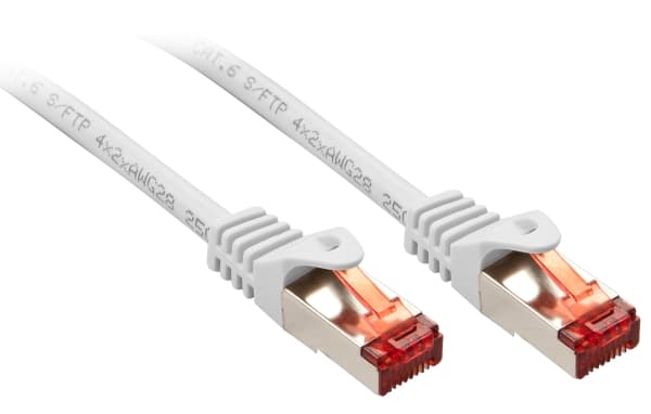 Lindy Cat.6 S/FTP 3m, 3 m, Cat6, S/FTP (S-STP), RJ-45, RJ-45, Hvit