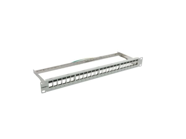 Keystone modulholder 19 patchpanel for 24xTP-modul 1HEt152mm lys grå Synergy 21
