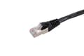 Pikkukuva 3 / 5: Extralink - Liitäntäkaapeli - RJ-45 (uros) RJ-45 (uros) - 3 m - 5,6 mm - FTP - CAT 5e - sisäkaapeli, valettu, solmuton - musta - musta