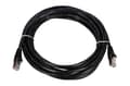 Pikkukuva 2 / 5: Extralink - Liitäntäkaapeli - RJ-45 (uros) RJ-45 (uros) - 3 m - 5,6 mm - FTP - CAT 5e - sisäkaapeli, valettu, solmuton - musta - musta