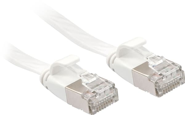 Lindy 47543, 3 m, Cat6, U/FTP (STP), RJ-45, RJ-45, Hvit