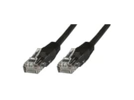 MicroConnect - Verkkokaapeli - RJ-45 (uros) RJ-45 (uros) - 5 m - UTP - CAT 6 - muotoiltu, säikeistetty - musta (10 kpl)