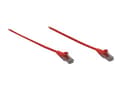 Miniatyrbilde 4 av 5: Intellinet Network Patch Cable, Cat6, 3m, Red, CCA, U/UTP, PVC, RJ45, Gold Plated Contacts, Snagless, Booted, Lifetime Warranty, Polybag - Koblingska