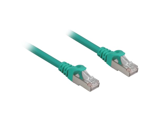 Sharkoon Cat.6a SFTP, 0,5 m, Cat6a, S/FTP (S-STP), RJ-45, RJ-45