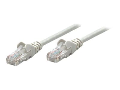Intellinet Network Patch Cable, Cat5e, 20m, Grey, CCA, U/UTP, PVC, RJ45, Gold Plated Contacts, Snagless, Booted, Lifetime Warranty, Polybag - Patch-k