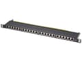 Miniatyrbilde 3 av 5: LogiLink NP0063, 40 Gigabit Ethernet, Cat6a, Sort, Metall, 0,5U