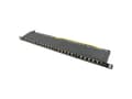 Miniatyrbilde 1 av 5: LogiLink NP0063, 40 Gigabit Ethernet, Cat6a, Sort, Metall, 0,5U