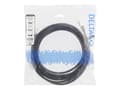 Pikkukuva 3 / 5: DELTACO - Liitäntäjohto - RJ-45 (uros) RJ-45 (uros) - 5 m - SFTP - CAT 6 - muotoiltu, sisä- ja ulkokäyttöön - musta