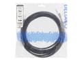 Pikkukuva 5 / 5: DELTACO - Liitäntäjohto - RJ-45 (uros) RJ-45 (uros) - 5 m - SFTP - CAT 6 - muotoiltu, sisä- ja ulkokäyttöön - musta