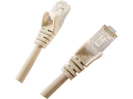 M-CAB - Koblingskabel - RJ-45 (hann) til RJ-45 (hann) - 2 m - trådpar i metallfolie (PiMF) - CAT 6a - halogenfri, formstøpt - grå