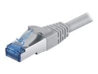 M-CAB - Koblingskabel - RJ-45 (hann) til RJ-45 (hann) - 2 m - trådpar i metallfolie (PiMF) - CAT 6a - halogenfri, formstøpt - grå
