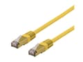 Miniatyrbilde 3 av 5: DELTACO SFTP-63GLAH - Koblingskabel - RJ-45 (hann) til RJ-45 (hann) - 3 m - SFTP - CAT 6a - halogenfri, formstøpt - gul