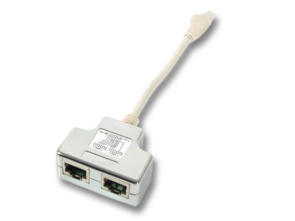 EFB Elektronik K5122.015, IEEE 802.3, IEEE 802.3u, 10/100BASE-TX, Cat5e, Hvit, 0,15 m, Hankjønn/hunkjønn