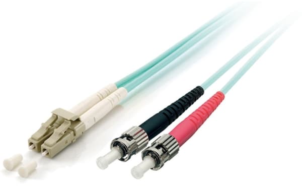Equip 255216 fiberoptisk kabel 10 m LC ST OM3 Turkis